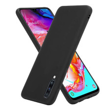 Чехол MONDIGOS Slimfit для Samsung Galaxy a30s A307 чёрный силиконовый бампер накладка