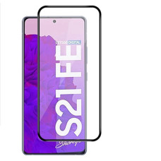 Защитное стекло MONDIGOS Full Glue 3d для Samsung Galaxy S21 FE G990 Black с полной клеевой основой (Mon5ds21fe)