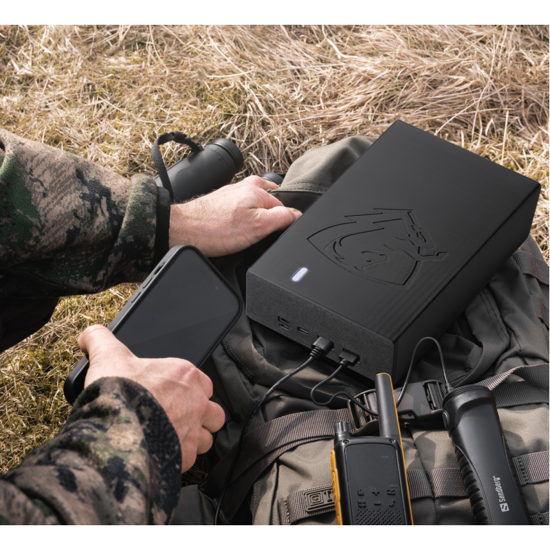 Повербанк Electric Horse 53000 mAh чорний