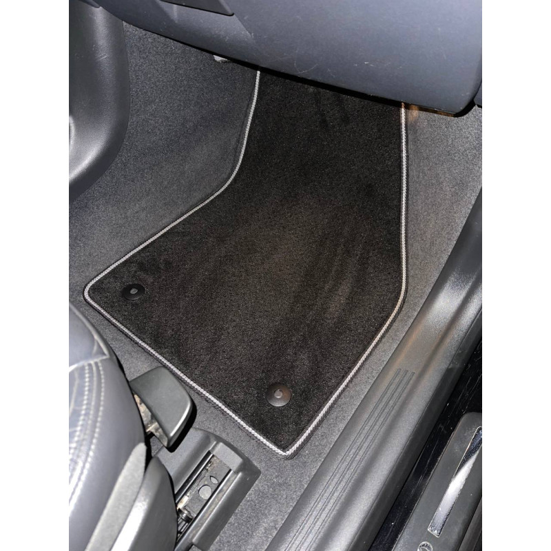 Килимки в салон авто EvaMood Premium для Volvo V50 (2004-2012) чорний