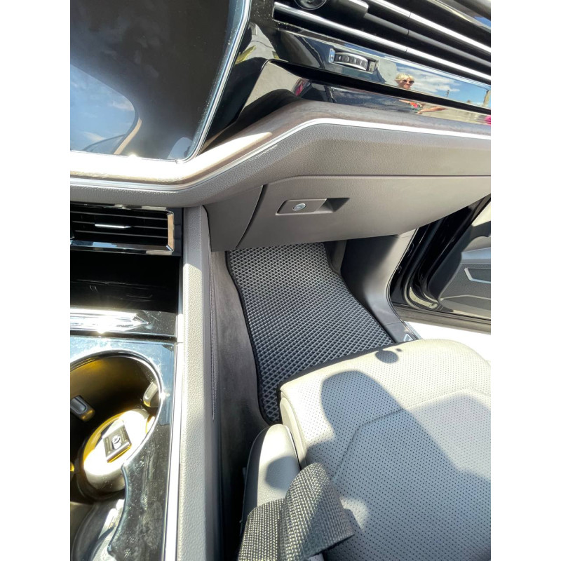 Килимки в салон авто EvaMood для Volkswagen Touareg 3 (2018+) чорний
