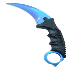 Ніж CS GO Керамбіт Dark Blue кіготь тренувальний синій тупий