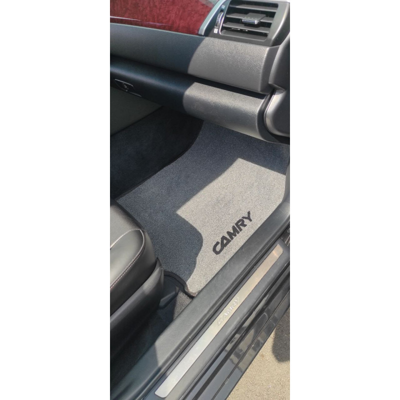 Килимки в салон авто EvaMood Premium для Toyota Camry XV50/55 (2011-2017) сірий