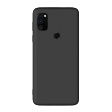 Чехол MONDIGOS Slimfit для Samsung Galaxy M21 m215/ m30s m307 чёрный силиконовый матовый бампер накладка