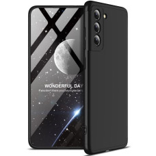 Чехол силиконовый MONDIGOS Slimfit для Samsung Galaxy S21 FE G990 черный бампер накладка