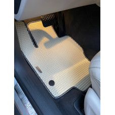 Килимки в салон і багажник авто EvaMood для Mercedes GLS (X167) (2019+) білий