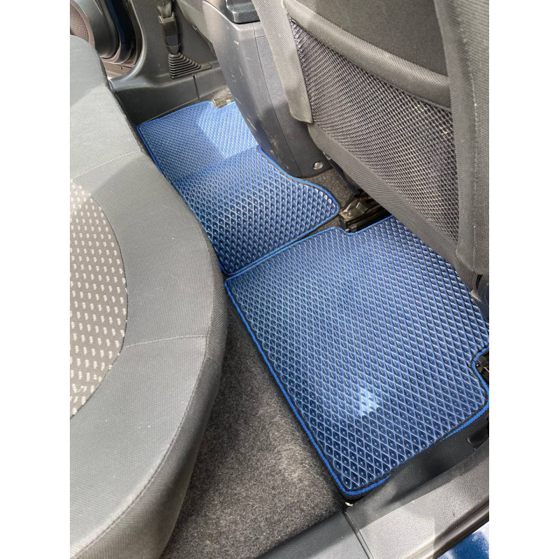 Килимки в салон авто EvaMood для Nissan Qashqai 1 (J10) (2006-2013) синій
