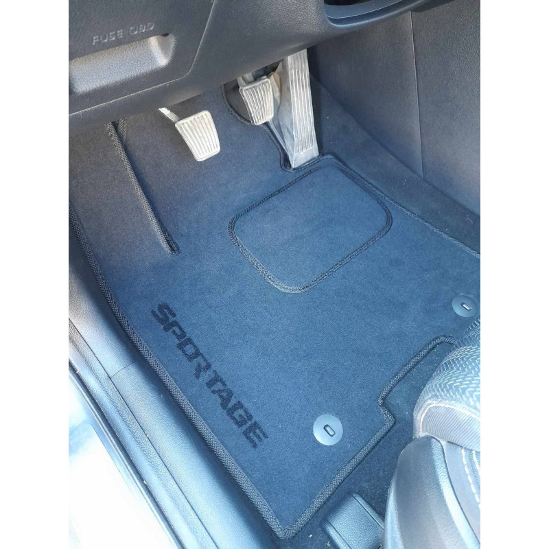 Килимки в салон авто EvaMood Comfort для Kia Sportage 4 (2015-2021) сірий