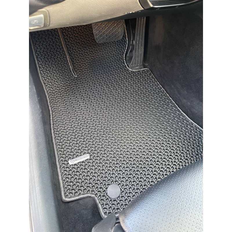 Килимки в салон авто EvaMood для Mercedes C-Class W205 (2014+) чорний