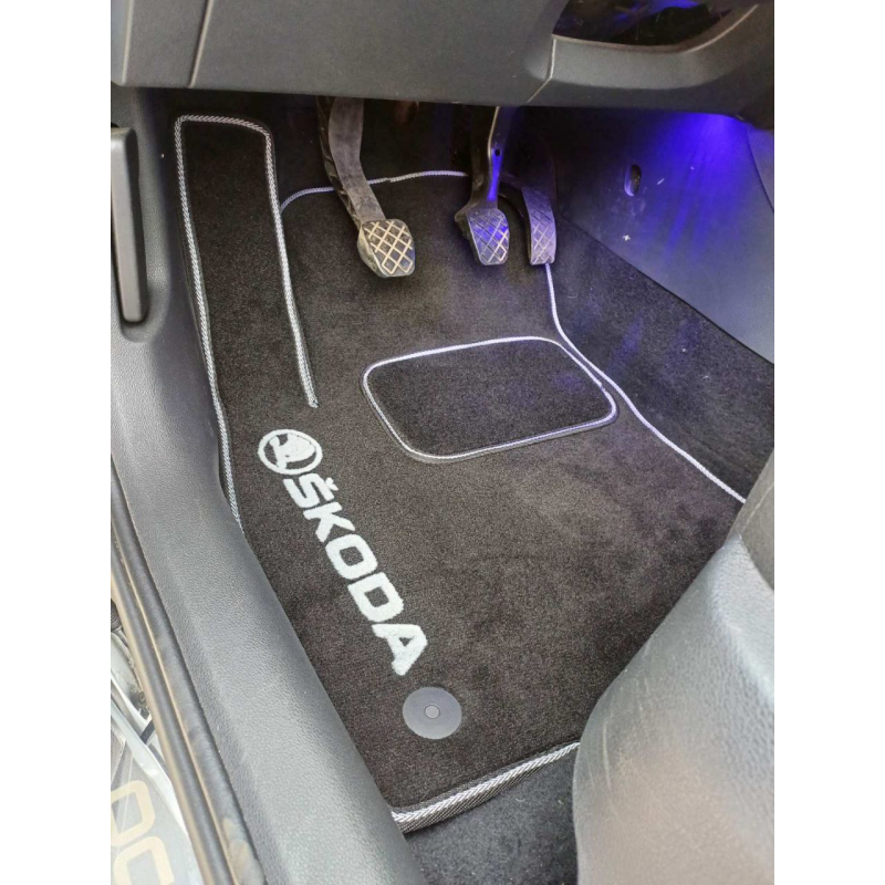 Килимки в салон авто EvaMood Comfort для Skoda Octavia A7 (2013-2020) чорний