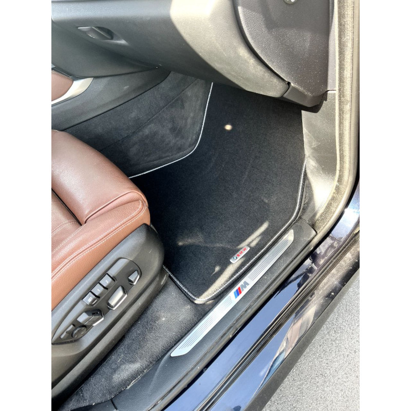 Килимки в салон авто EvaMood Premium для BMW X5 Series F15 (2014+) чорний