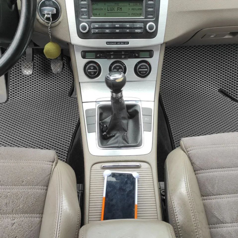Килимки в салон авто EvaMood для Volkswagen Passat B7 (2010-2015) чорний