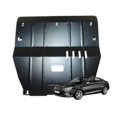 Захист двигуна Houberk для Citroen C5 2 (2008-2017) алюмінієвий підрамник 