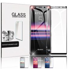 Защитное стекло MONDIGOS Full Glue 3d для Sony Xperia 5 II Black с полной клеевой основой 