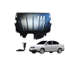 Захист двигуна Houberk для Volkswagen Polo 4 (2001-2009)(окрім: R3 TDI)
