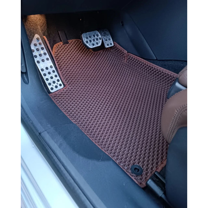 Килимки в салон авто EvaMood для Mercedes A160 (2004-2012) сірий