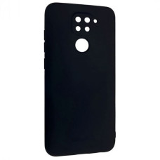 Чехол MONDIGOS Slimfit для Xiaomi Redmi note 9 чёрный силиконовый бампер накладка