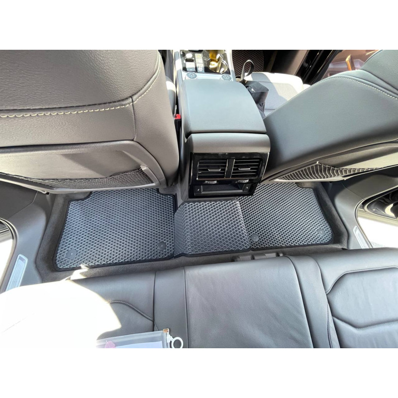 Килимки в салон авто EvaMood для Volkswagen Touareg 3 (2018+) чорний