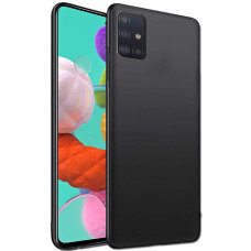 Чехол MONDIGOS Slimfit для Samsung Galaxy a71 A715 чёрный силиконовый бампер накладка