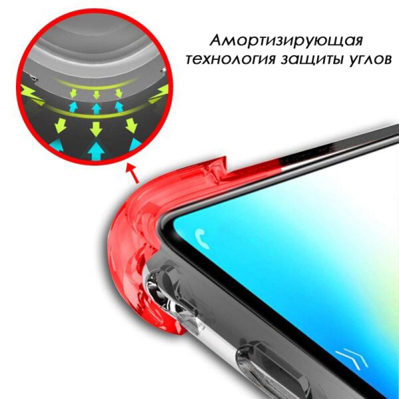 Чехол для Samsung Galaxy A32 A325 противоударный прозрачный