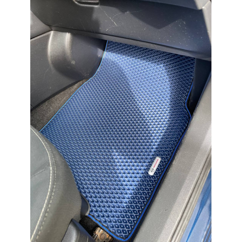 Килимки в салон авто EvaMood для Nissan Qashqai 1 (J10) (2006-2013) синій