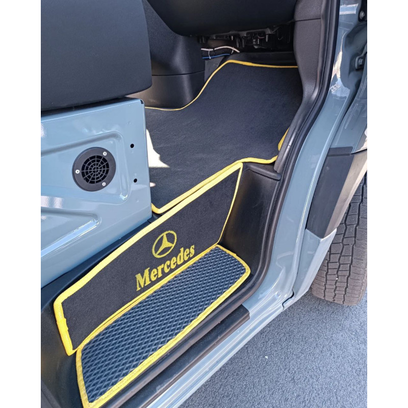 Килимки в салон авто EvaMood Premium для Mercedes Sprinter (W906) (2006-2018) чорний