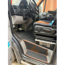 Килимки в салон авто EvaMood для Mercedes Sprinter (W906) (2006-2018) чорний