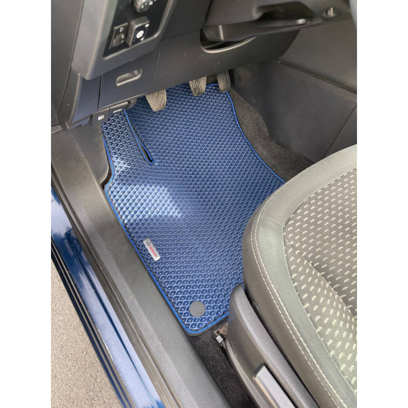 Килимки в салон авто EvaMood для Nissan Qashqai 1 (J10) (2006-2013) синій