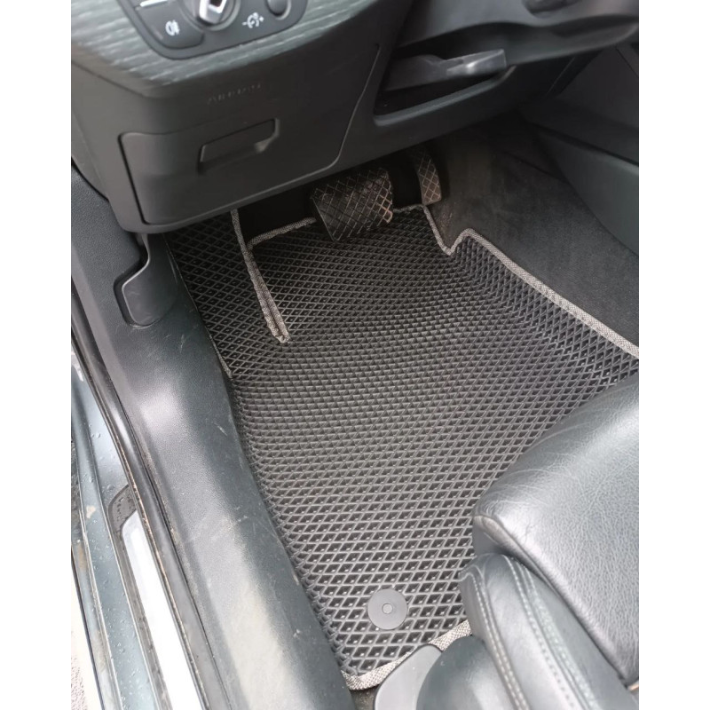 Килимки в салон авто EvaMood для Audi A4 B9 SD (2015-2023) чорний