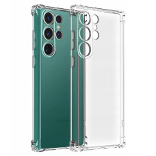 Чехол силиконовый MONDIGOS ReArmorred для Samsung Galaxy S23 Ultra S918 противоударный прозрачный