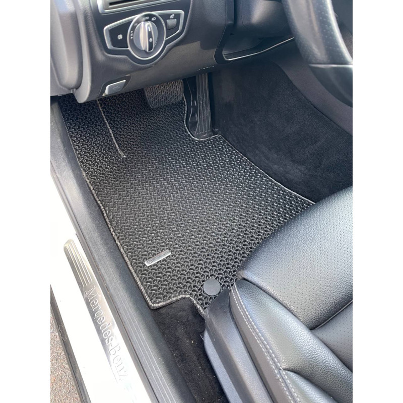 Килимки в салон авто EvaMood для Mercedes C-Class W205 (2014+) чорний