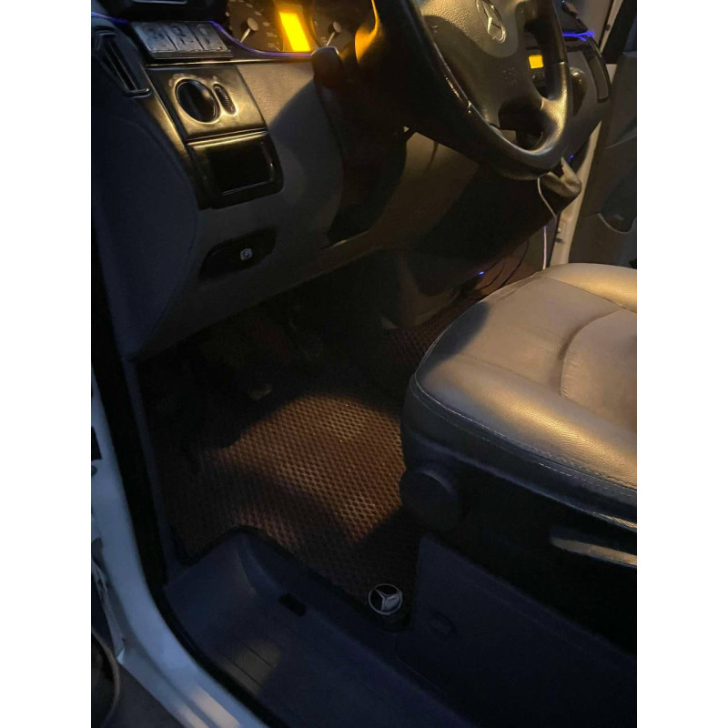 Килимки в салон авто EvaMood для Mercedes Vito (W639) (2003-2014) коричневий