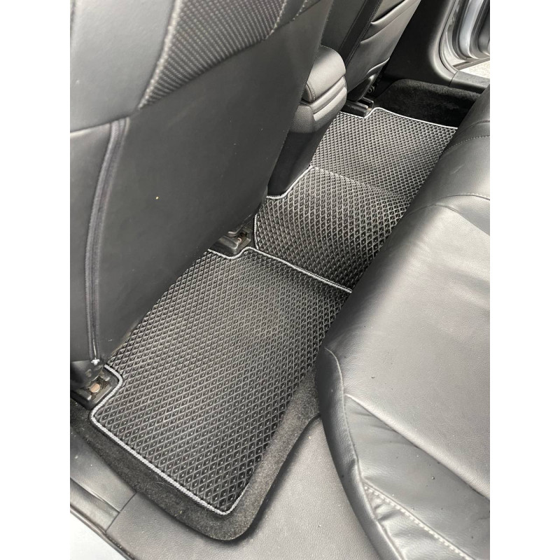 Килимки в салон авто EvaMood для Honda Civic 10 (2015+) чорний