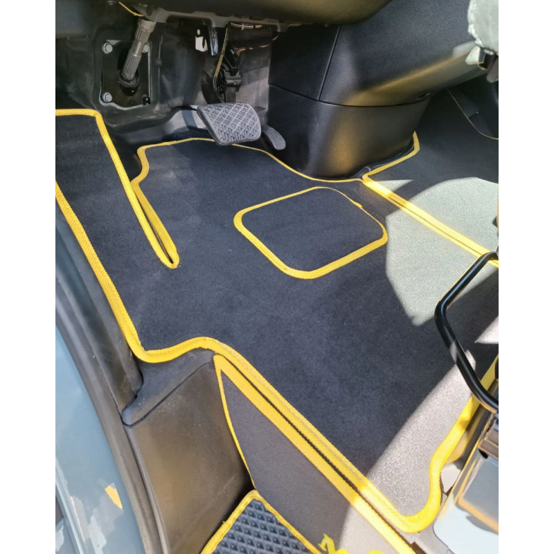 Килимки в салон авто EvaMood Premium для Mercedes Sprinter (W906) (2006-2018) чорний
