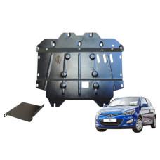 Захист двигуна Houberk для Hyundai i20 1 (PB) (1 Рестайлінг) (2012-2014) 1.4 Gamma