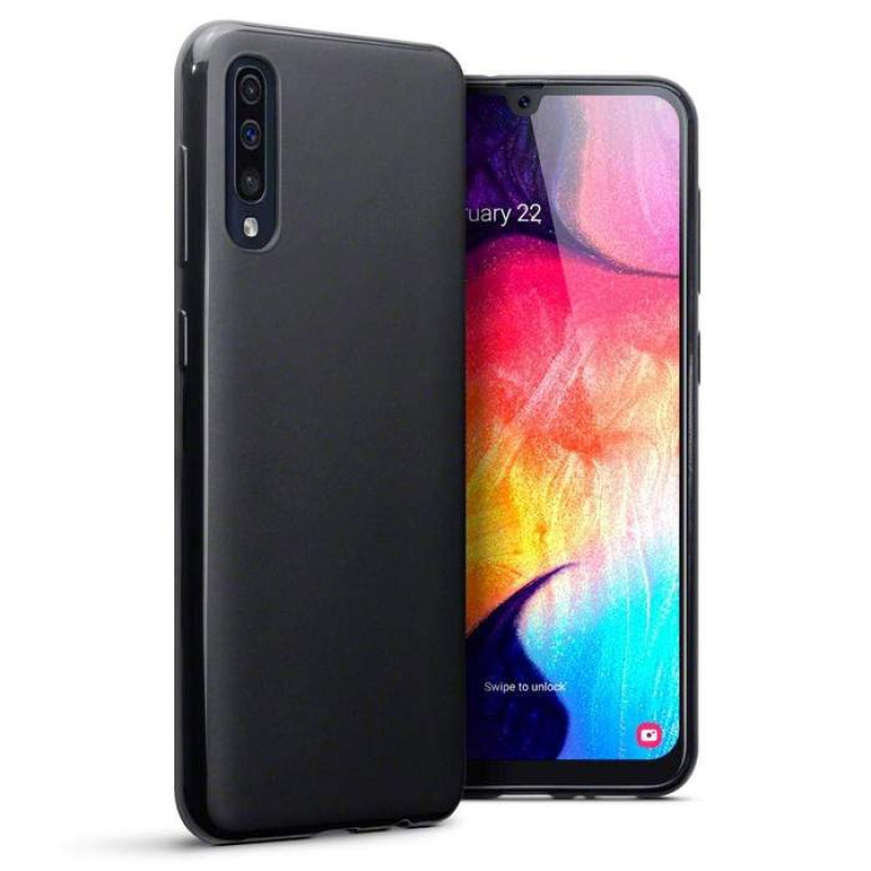 Чехол для Samsung Galaxy a30s A307 силиконовый чёрный 