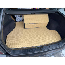 Килимок в багажник авто EvaMood для BMW 3 Series E46 (1998-2006) бежевий