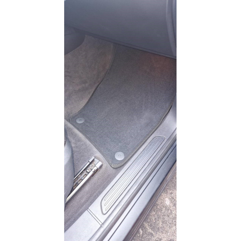 Килимки в салон авто EvaMood Comfort для Porsche Cayenne 2 (2010-2017) сірий