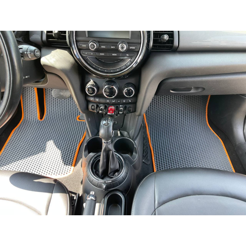 Килимки в салон авто EvaMood для Mini Cooper 2 (R55/R56/R57) (2006-2014) чорний