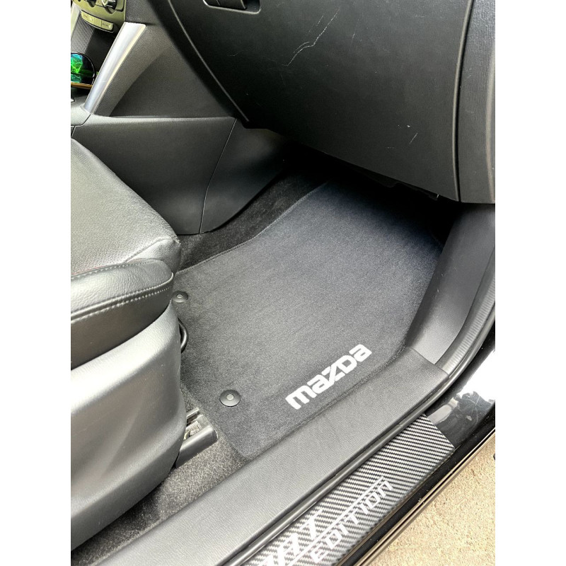 Килимки в салон авто EvaMood Premium для Mazda CX-5 (2012-2017) Euro сірий