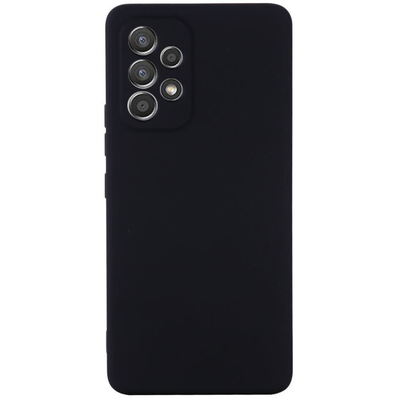 Чехол для Samsung Galaxy A33 силиконовый черный