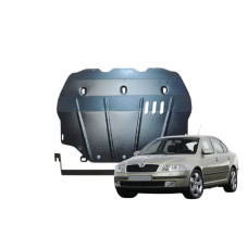 Захист двигуна Houberk для Skoda Octavia A5 (2004-2013)(V: Webasto, Як штатнийй пластик)