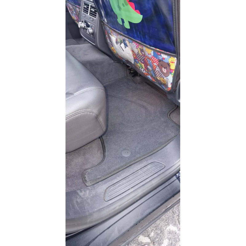 Килимки в салон авто EvaMood Comfort для Porsche Cayenne 2 (2010-2017) сірий