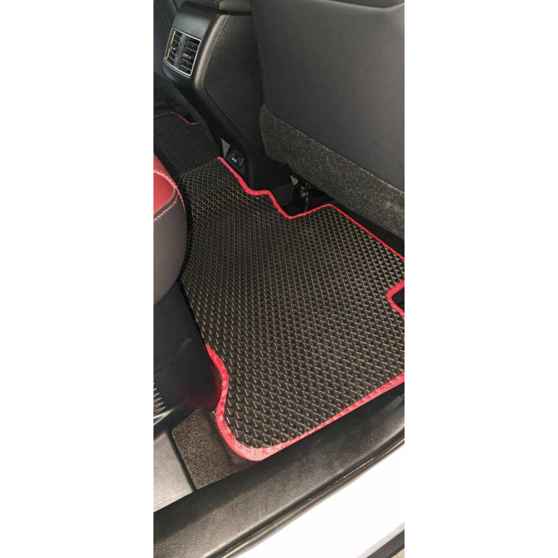 Килимки в салон авто EvaMood для Lexus NX200t (2014-2021) чорний EVA ромб