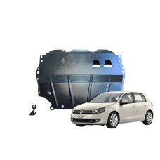 Захист двигуна Houberk для Volkswagen Golf 6 (2008-2012)(V: Webasto, Як штатний пластик)