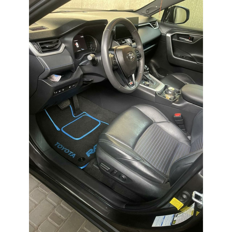 Килимки в салон авто EvaMood Comfort для Toyota RAV 4 (2019+) чорний