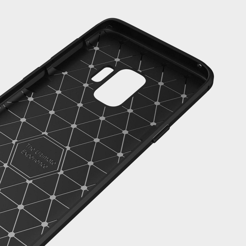 Чехол для Samsung Galaxy s9 G960 карбоновый черный