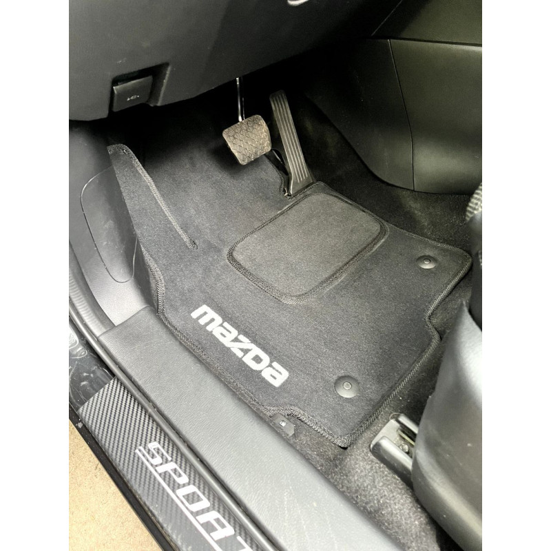 Килимки в салон авто EvaMood Premium для Mazda CX-5 (2012-2017) Euro сірий