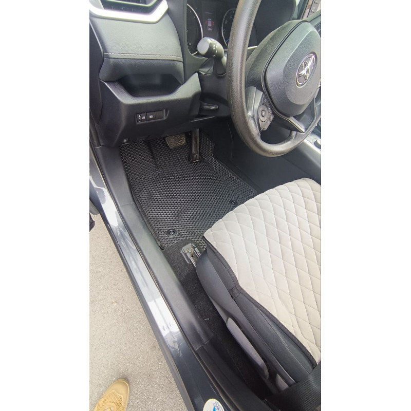 Килимки в салон авто EvaMood Comfort для Toyota RAV4 XA50 (2018+) чорний