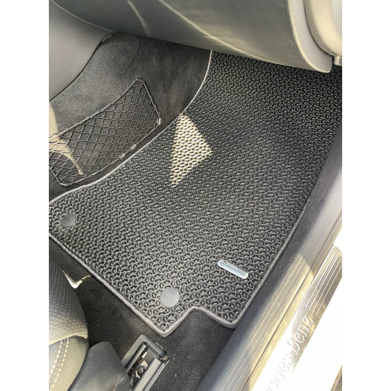 Килимки в салон авто EvaMood для Mercedes C-Class W205 (2014+) чорний